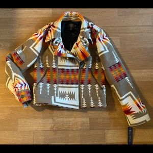 Pendleton Moto Jacket, Harding Jacquard Pattern